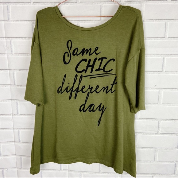 sunset & sixth Tops - Sunset & Sixth Same day different chic knit top L
